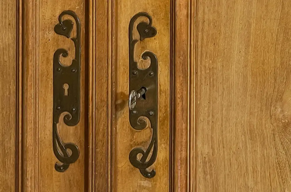 1920er Kleiderschrank ANTIK Jugendstil VINTAGE Lebensbaum Schrank von 1920 13