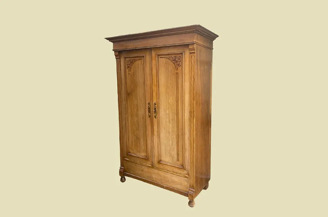 1920er Kleiderschrank ANTIK Jugendstil VINTAGE Lebensbaum Schrank von 1920 2