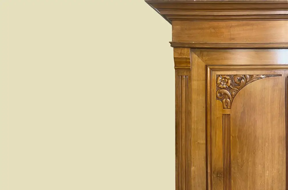 1920er Kleiderschrank ANTIK Jugendstil VINTAGE Lebensbaum Schrank von 1920 4