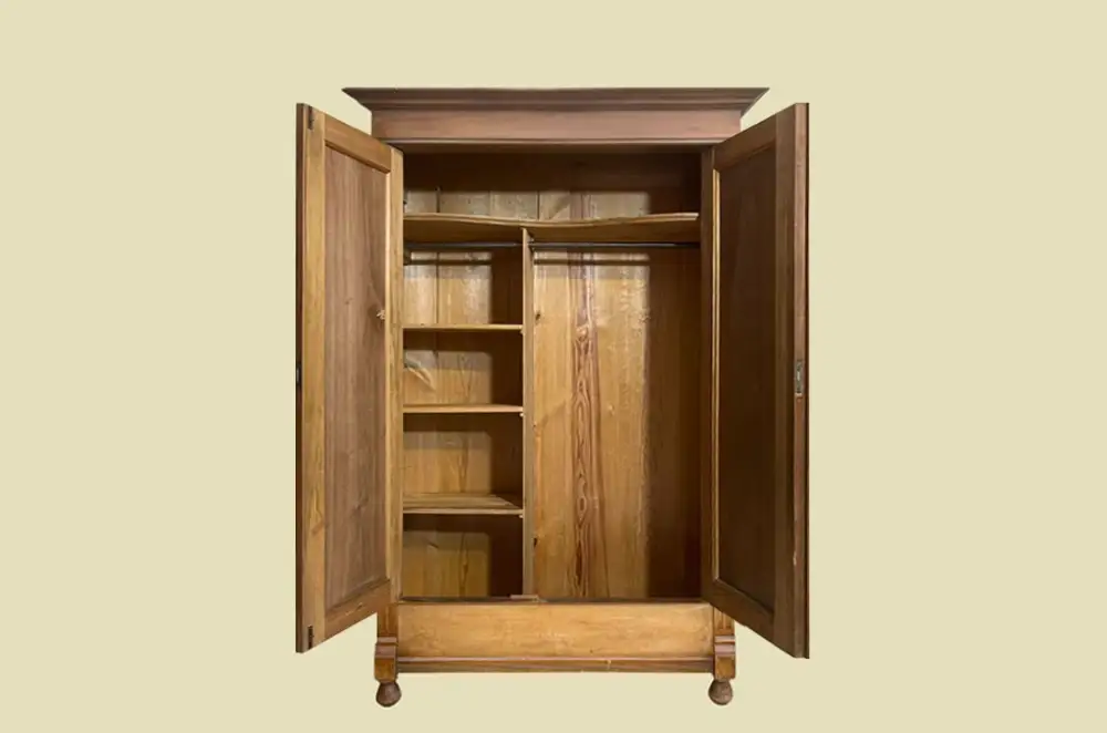 1920er Kleiderschrank ANTIK Jugendstil VINTAGE Lebensbaum Schrank von 1920 5