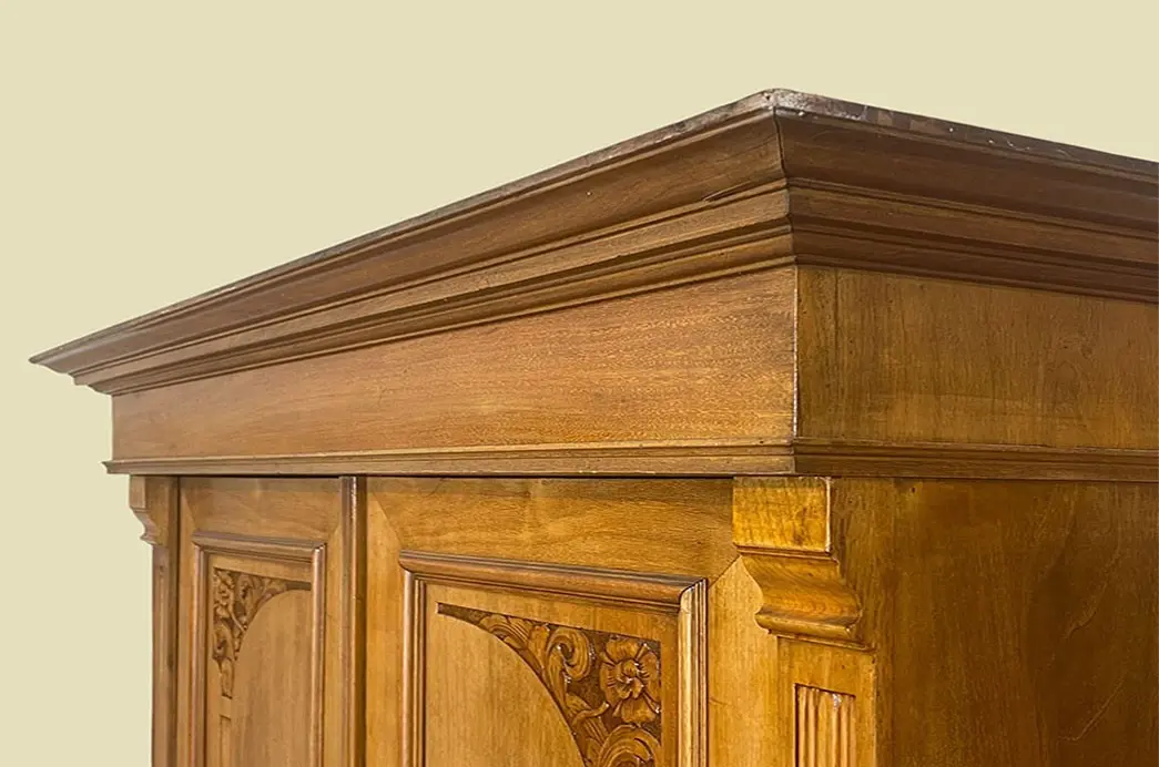 1920er Kleiderschrank ANTIK Jugendstil VINTAGE Lebensbaum Schrank von 1920 8