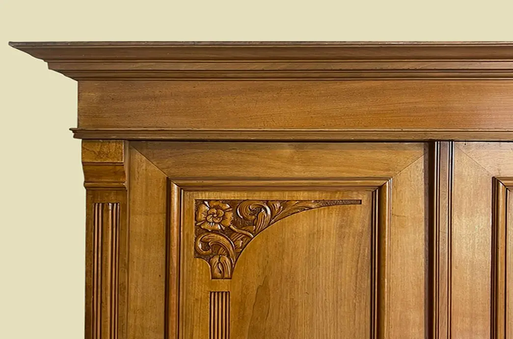 1920er Kleiderschrank ANTIK Jugendstil VINTAGE Lebensbaum Schrank von 1920 9