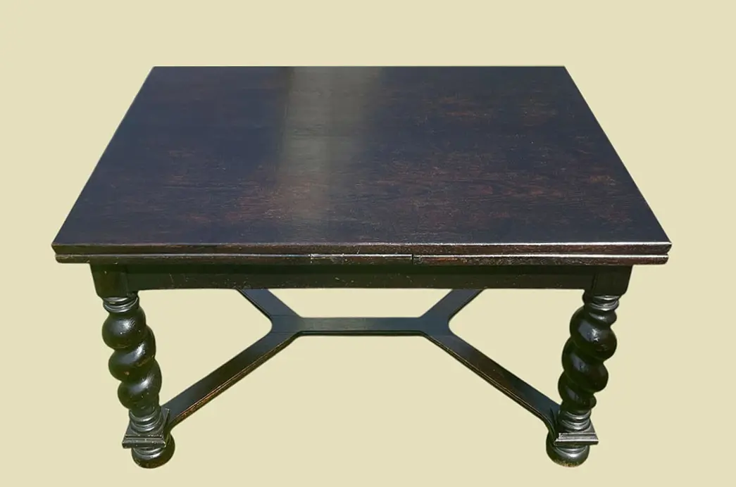 Großer Tisch ANTIK Gründerzeit VINTAGE Danziger Barock Kulissentisch Esstisch 3