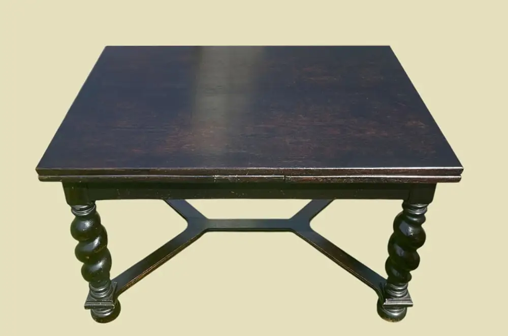 Großer Tisch ANTIK Gründerzeit VINTAGE Danziger Barock Kulissentisch Esstisch 3