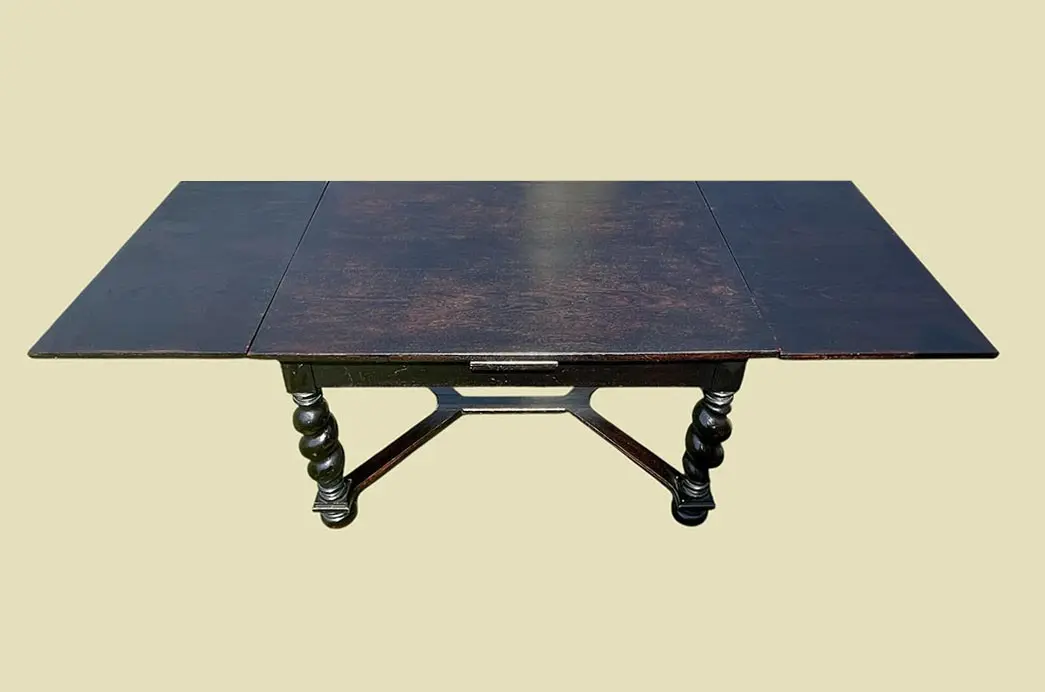 Großer Tisch ANTIK Gründerzeit VINTAGE Danziger Barock Kulissentisch Esstisch 5