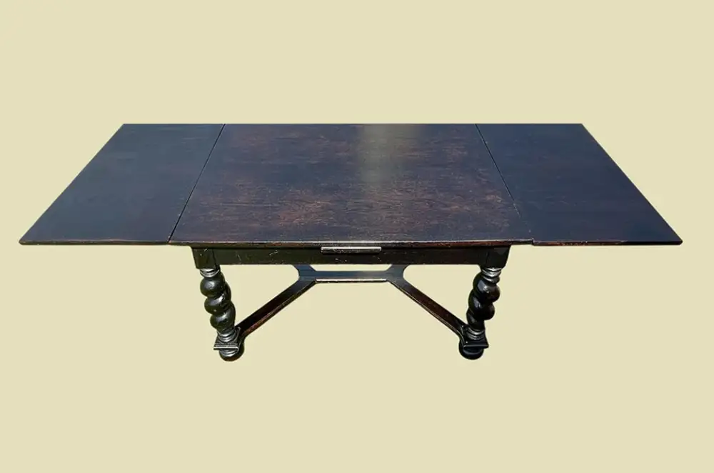 Großer Tisch ANTIK Gründerzeit VINTAGE Danziger Barock Kulissentisch Esstisch 5