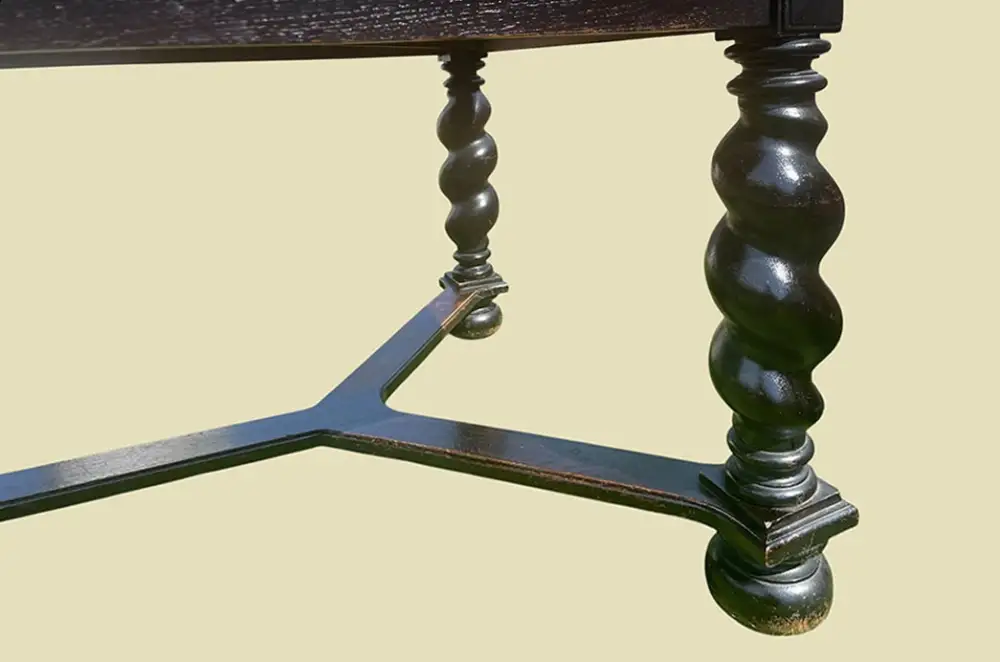 Großer Tisch ANTIK Gründerzeit VINTAGE Danziger Barock Kulissentisch Esstisch 6