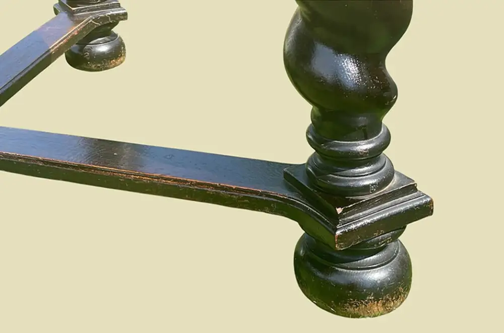 Großer Tisch ANTIK Gründerzeit VINTAGE Danziger Barock Kulissentisch Esstisch 8