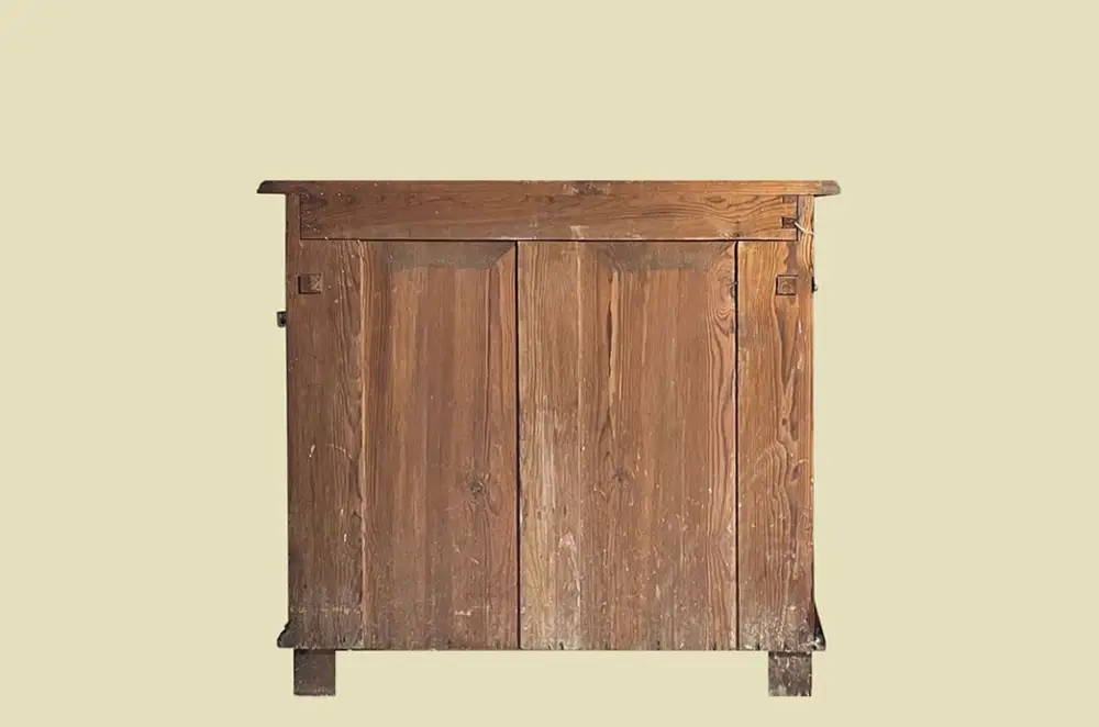 1880er Kommode ANTIK Gründerzeit VINTAGE Nußbaum Halbschrank Schrank von 1880 18