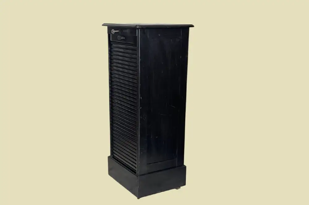 1920er Rolladenschrank ANTIK Jugendstil VINTAGE Art Deco Notenschrank von 1920 15