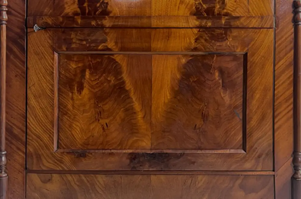 ANTIK Schrank Biedermeier VINTAGE Mahagoni Wäsche Kleiderschrank von 1820 12
