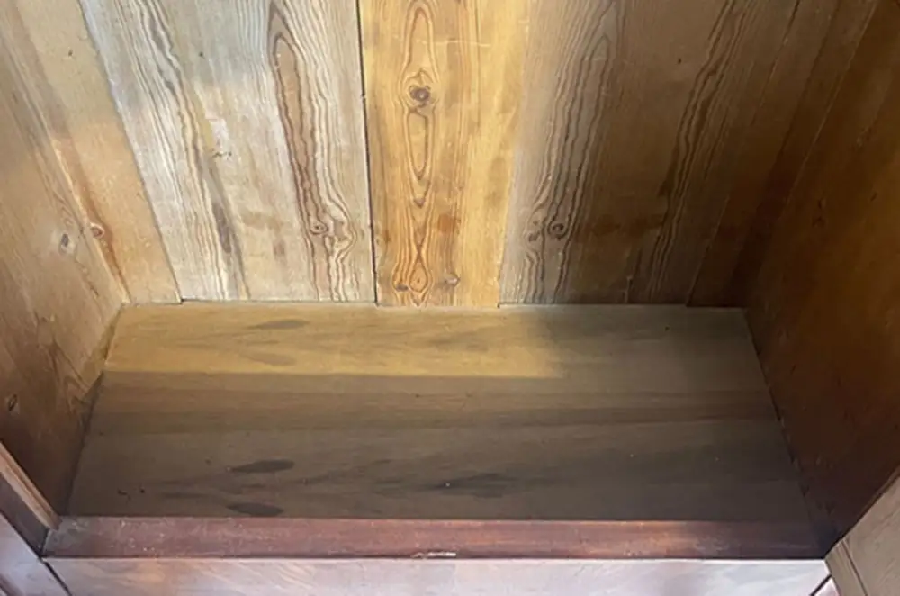 ANTIK Schrank Biedermeier VINTAGE Mahagoni Wäsche Kleiderschrank von 1820 5