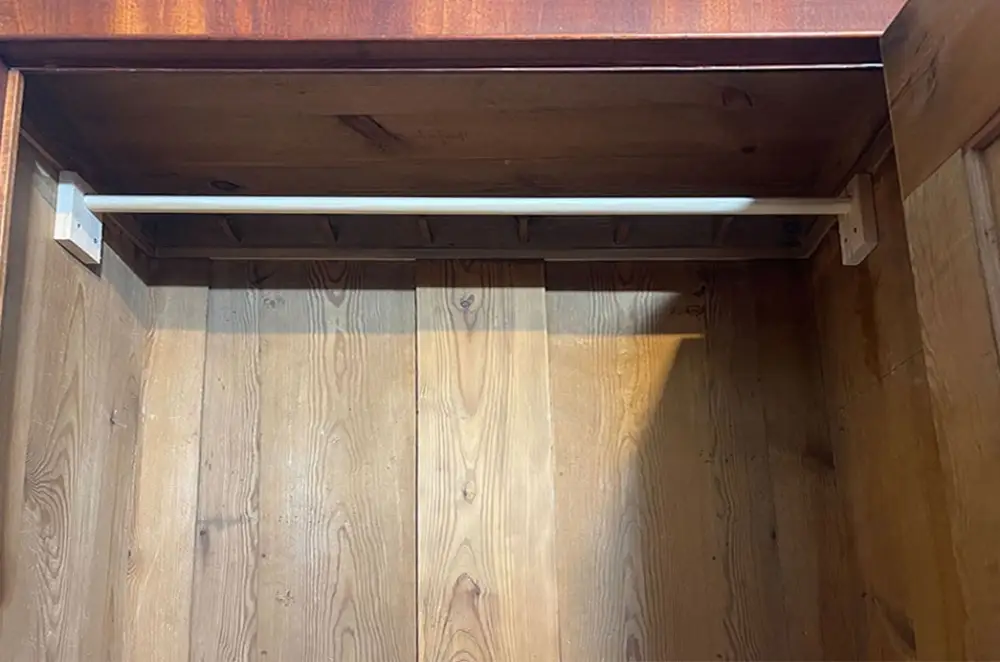 ANTIK Schrank Biedermeier VINTAGE Mahagoni Wäsche Kleiderschrank von 1820 6