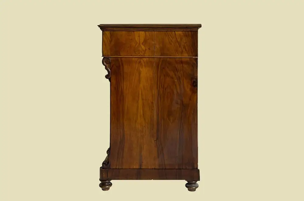 Große 90cm Kommode ANTIK Biedermeier VINTAGE Mahagoni Halbschrank von 1820 18