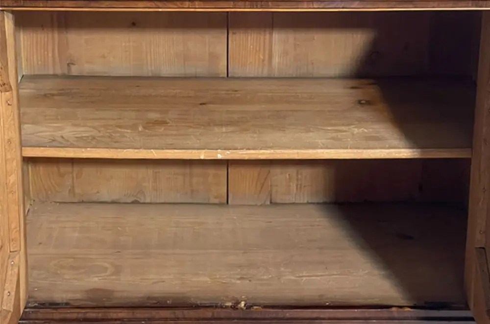 Große 90cm Kommode ANTIK Biedermeier VINTAGE Mahagoni Halbschrank von 1820 4