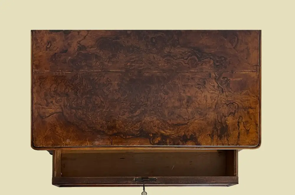 Große 90cm Kommode ANTIK Biedermeier VINTAGE Mahagoni Halbschrank von 1820 6