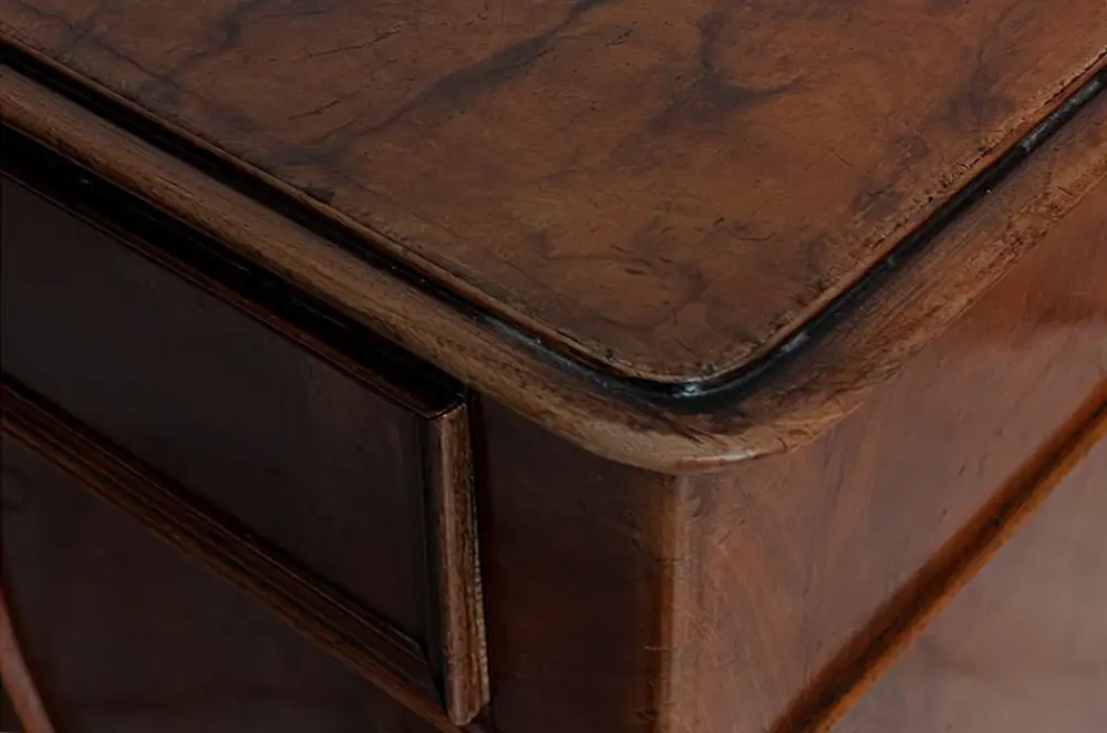 Große 90cm Kommode ANTIK Biedermeier VINTAGE Mahagoni Halbschrank von 1820 9