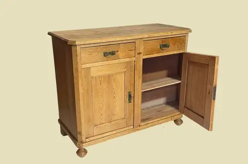 Große Kommode ANTIK Jugendstil VINTAGE Weichholz Anrichte Buffet Sidebord v 1920