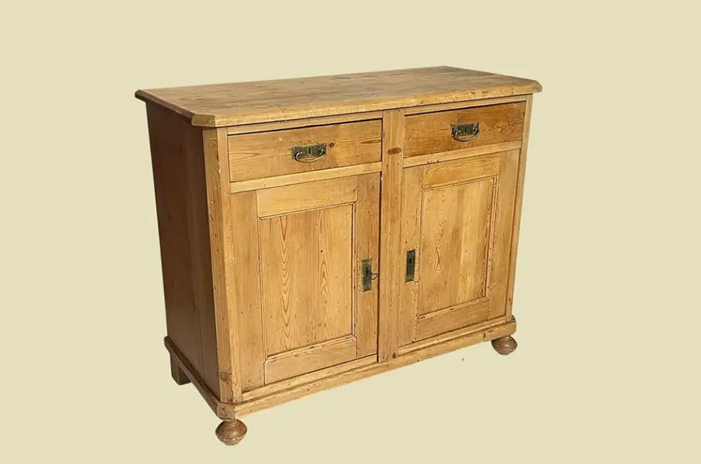 Große Kommode ANTIK Jugendstil VINTAGE Weichholz Anrichte Buffet Sidebord v 1920 1