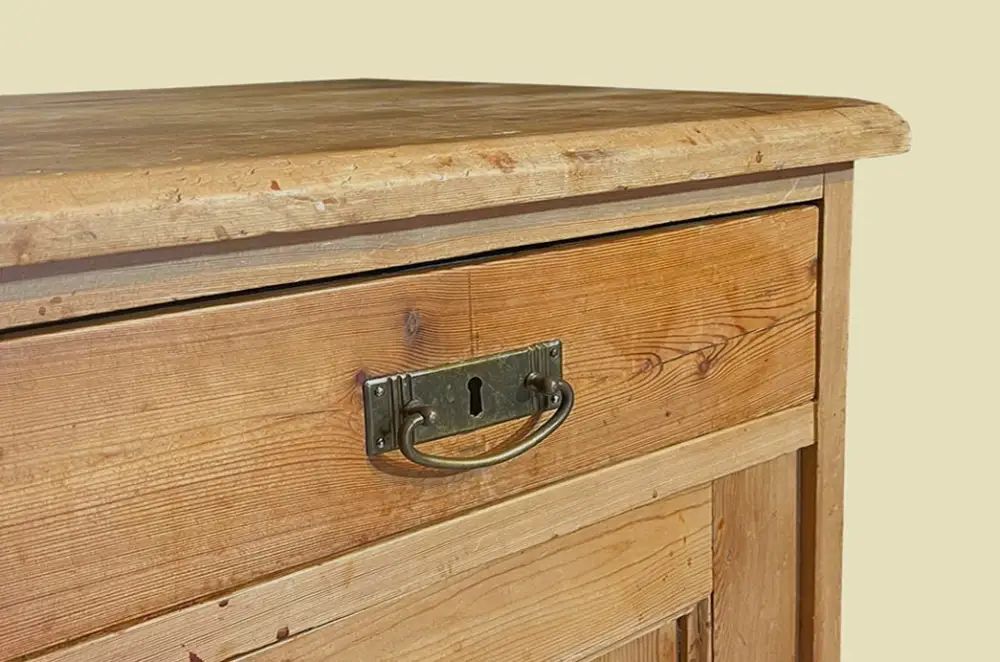 Große Kommode ANTIK Jugendstil VINTAGE Weichholz Anrichte Buffet Sidebord v 1920 10