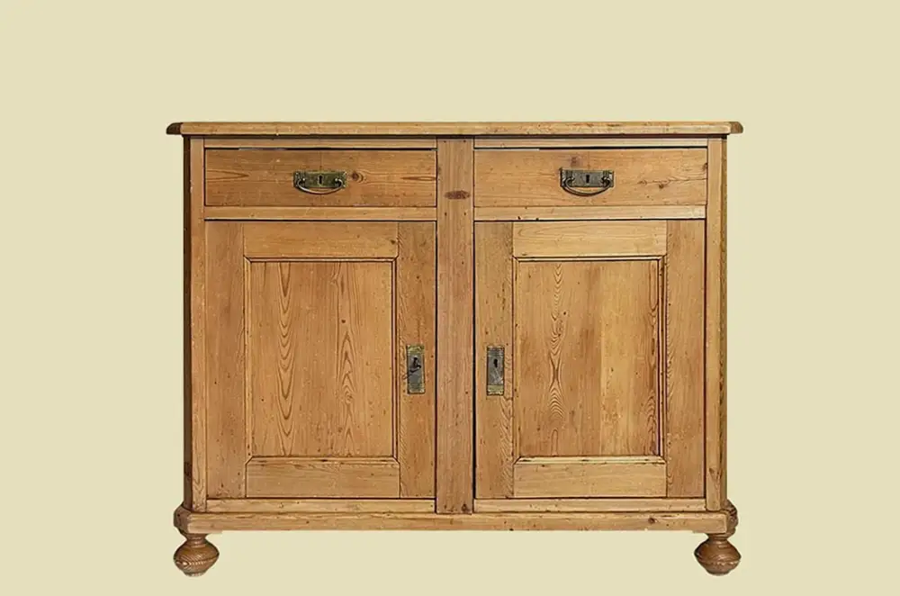 Große Kommode ANTIK Jugendstil VINTAGE Weichholz Anrichte Buffet Sidebord v 1920 3