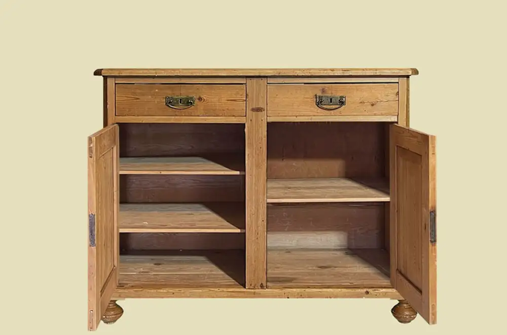 Große Kommode ANTIK Jugendstil VINTAGE Weichholz Anrichte Buffet Sidebord v 1920 4