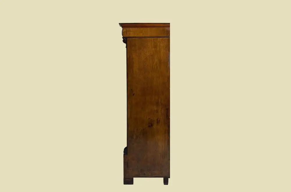 Kleiderschrank ANTIK Gründerzeit VINTAGE Nußbaum Schrank von 1880 18