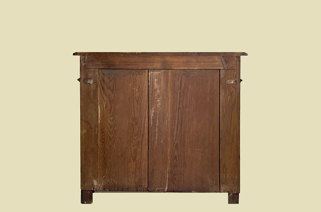 Kommode ANTIK Gründerzeit VINTAGE Nußbaum Halbschrank Schrank von 1880 14