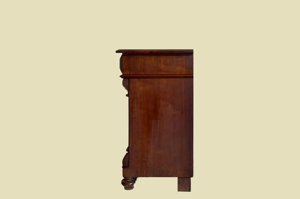Kommode ANTIK Gründerzeit VINTAGE Nußbaum Halbschrank Schrank von 1880 15