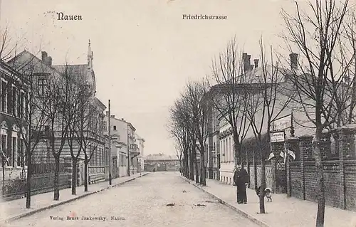 alte orig. AK Nauen b Berlin Friedrichstrasse 1907