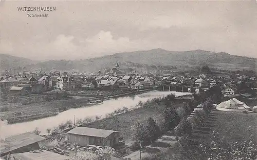 alte orig. AK Witzenhausen b Bad Sooden Am Stadtrand Vorkrieg
