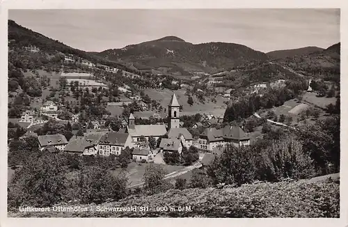 alte orig. AK Ottenhöfen b Oppenau Seebach Am Stadtrand 1937