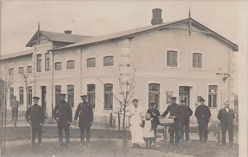 alte orig. AK Janneby i. Schleswig Eggebek Briefträger Post Kaiserliches Postamt 1912 Vorkrieg