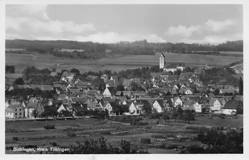 alte orig. AK Dußlingen Dusslingen b Tübingen Nehren Häuser am Ortsrand Vorkrieg