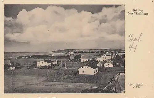alte orig. AK Hiddensee Häuser Bernhard F. 332 1941 Vorkrieg