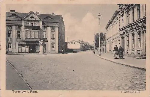 alte orig. AK Torgelow i. Pommern Lindenstrasse 1926 Vorkrieg