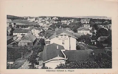 alte orig. AK Göhren a. Rügen Häuser Hotel Seeschloss Vorkrieg