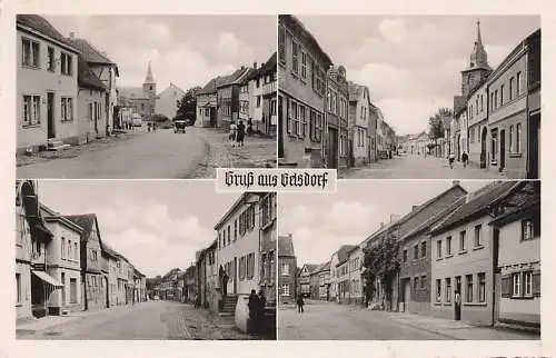 alte orig. AK Gelsdorf Grafschaft Ahrweiler Lanterhofen Wachtberg Meckenheim Remagen Neuenahr Altenahr Strassenansichten ca. 50er Jahre