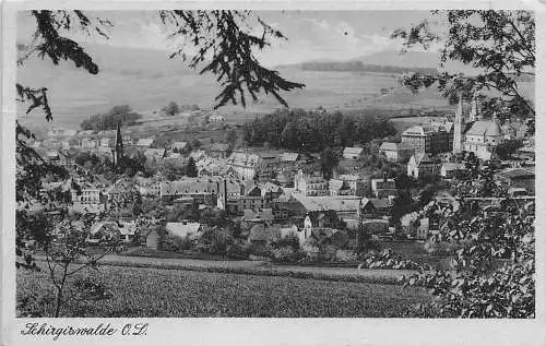 alte orig. AK Schirgiswalde b Wilthen Bautzen Kirschau Obergurig Oberlausitz Stadtrand Häuser ca. 40er Jahre