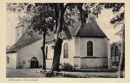 alte orig. AK Hohenstein Olsztynek Ostpreussen b Allenstein Osterode Masuren Ordenskirche Vorkrieg