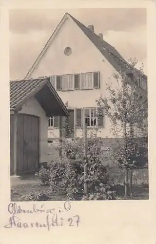 alte orig. AK Oldenburg Haus u. Garten im Haarenfeld Nr. 27 ca. 60er Jahre