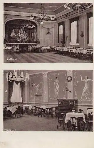 alte orig. AK Dahlwitz Hoppegarten b Mahlsdorf Neuenhagen Hönow Restaurant zum deutschen Sport A. Grosswendt Ballsaal Tanzdiele Vorkrieg