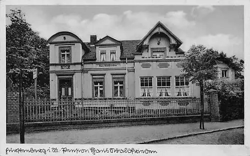 alte orig. AK Fürstenberg Havel b Lychen Templin Gransee Pension Haus Waldfrieden 1939 Vorkrieg ohne Verlagsangabe mit Nr. 63652a 