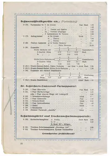 Preisliste DEHA Sportgeräte