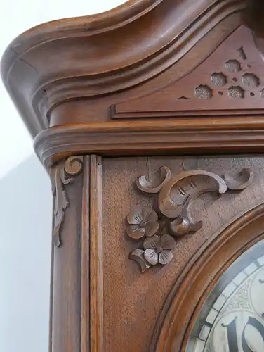 4120D-Pfeiferl Barock Wanduhr-Uhr-ORIGINAL Pfeiferl Barock-Wanduhr-Pendeluhr-Uhr