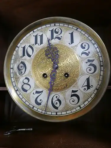 4120D-Pfeiferl Barock Wanduhr-Uhr-ORIGINAL Pfeiferl Barock-Wanduhr-Pendeluhr-Uhr