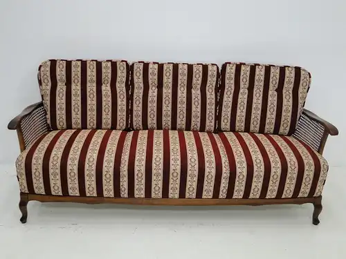 4454-Chippendale Sofa-Couch-Chippendale-Polsterbank-Bank-Sitzbank-3er Bank-Couch