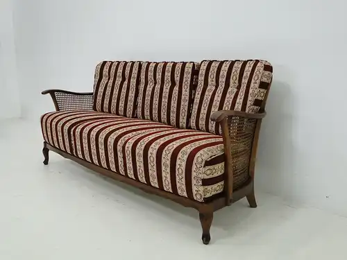 4454-Chippendale Sofa-Couch-Chippendale-Polsterbank-Bank-Sitzbank-3er Bank-Couch