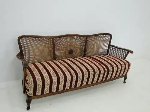 4454-Chippendale Sofa-Couch-Chippendale-Polsterbank-Bank-Sitzbank-3er Bank-Couch