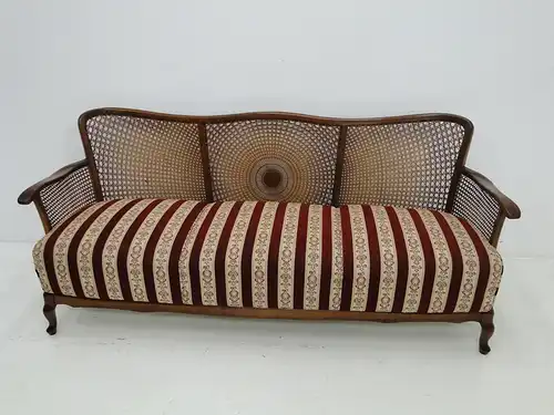 4454-Chippendale Sofa-Couch-Chippendale-Polsterbank-Bank-Sitzbank-3er Bank-Couch